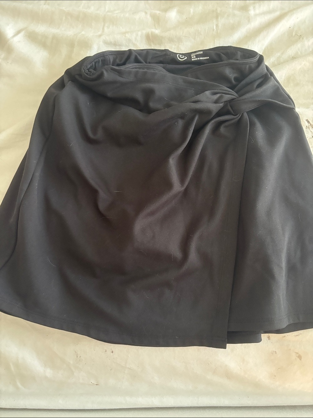 Gilly hicks XS Black Twist-Waist Skirt